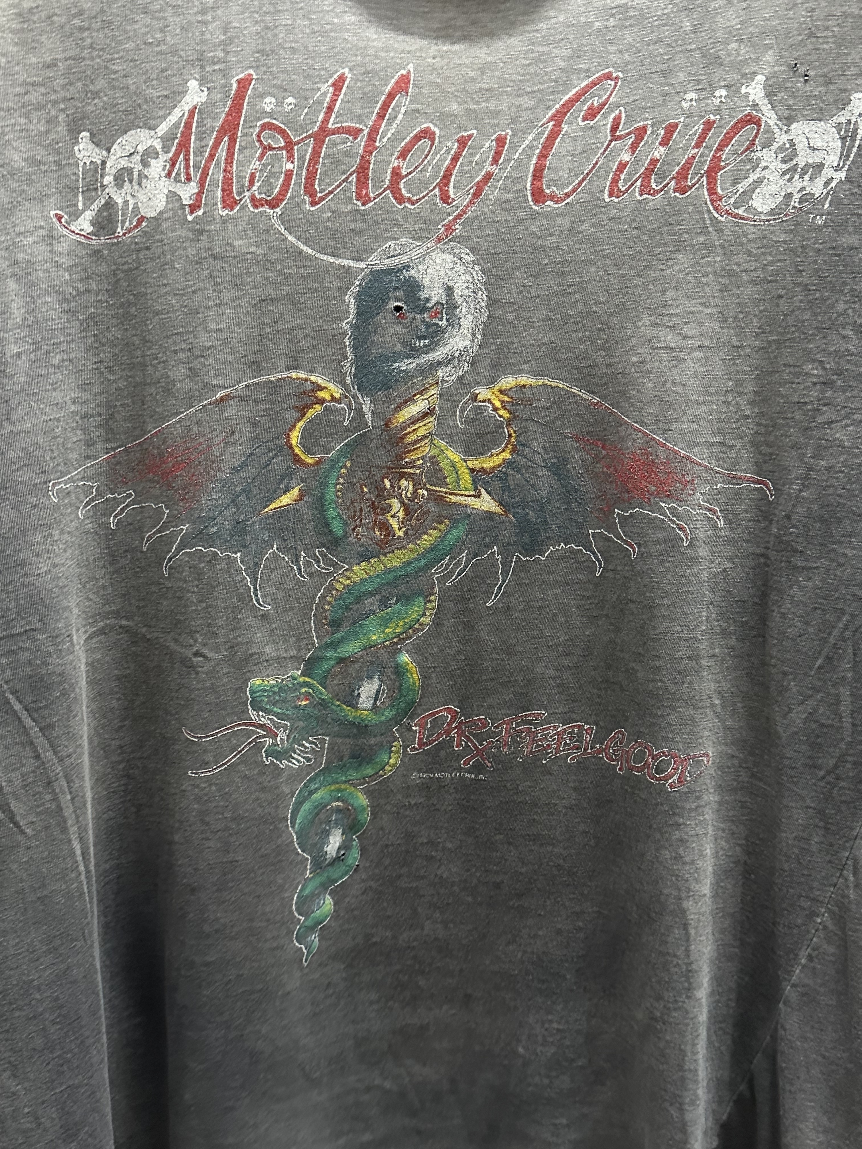 80~90’s Motley Crue Hard Worn T-Shirt
