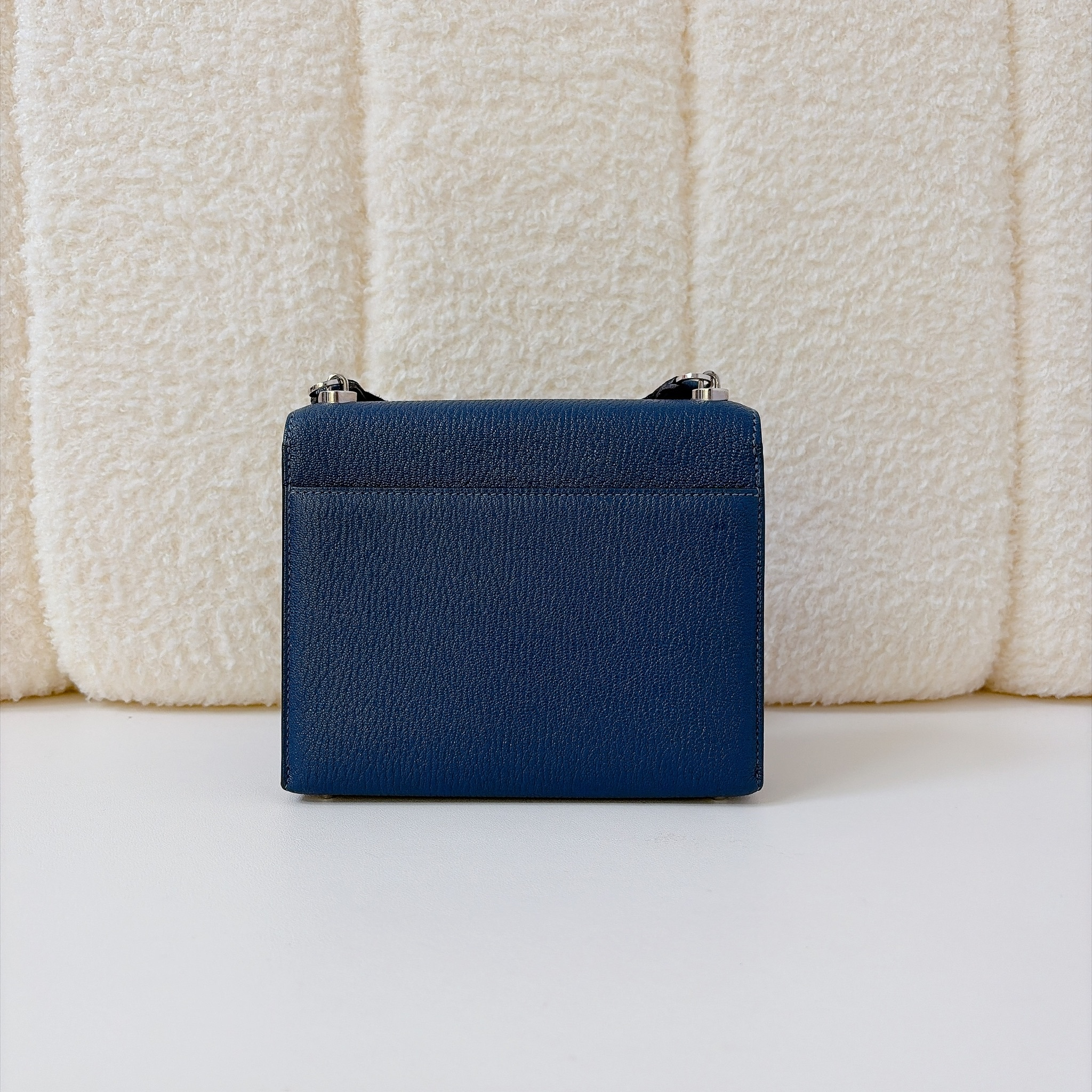 Hermes Verrou Mini Bag - Deep Blue / SHW