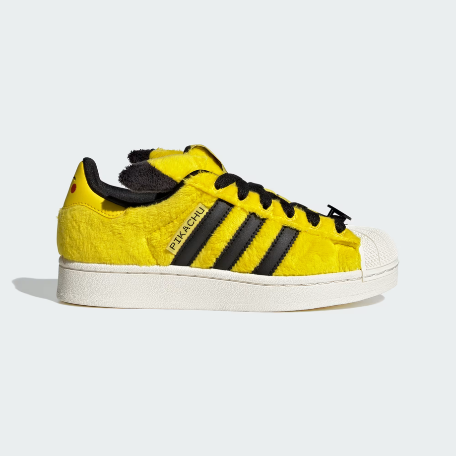 【預訂】ADIDAS SUPERSTAR II Pokémon Pikachu 毛毛黃黑 -GS