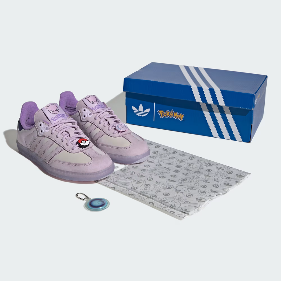 【預訂】ADIDAS  SAMBA OG Pokémon Mewtwo 薰衣草紫 -GS