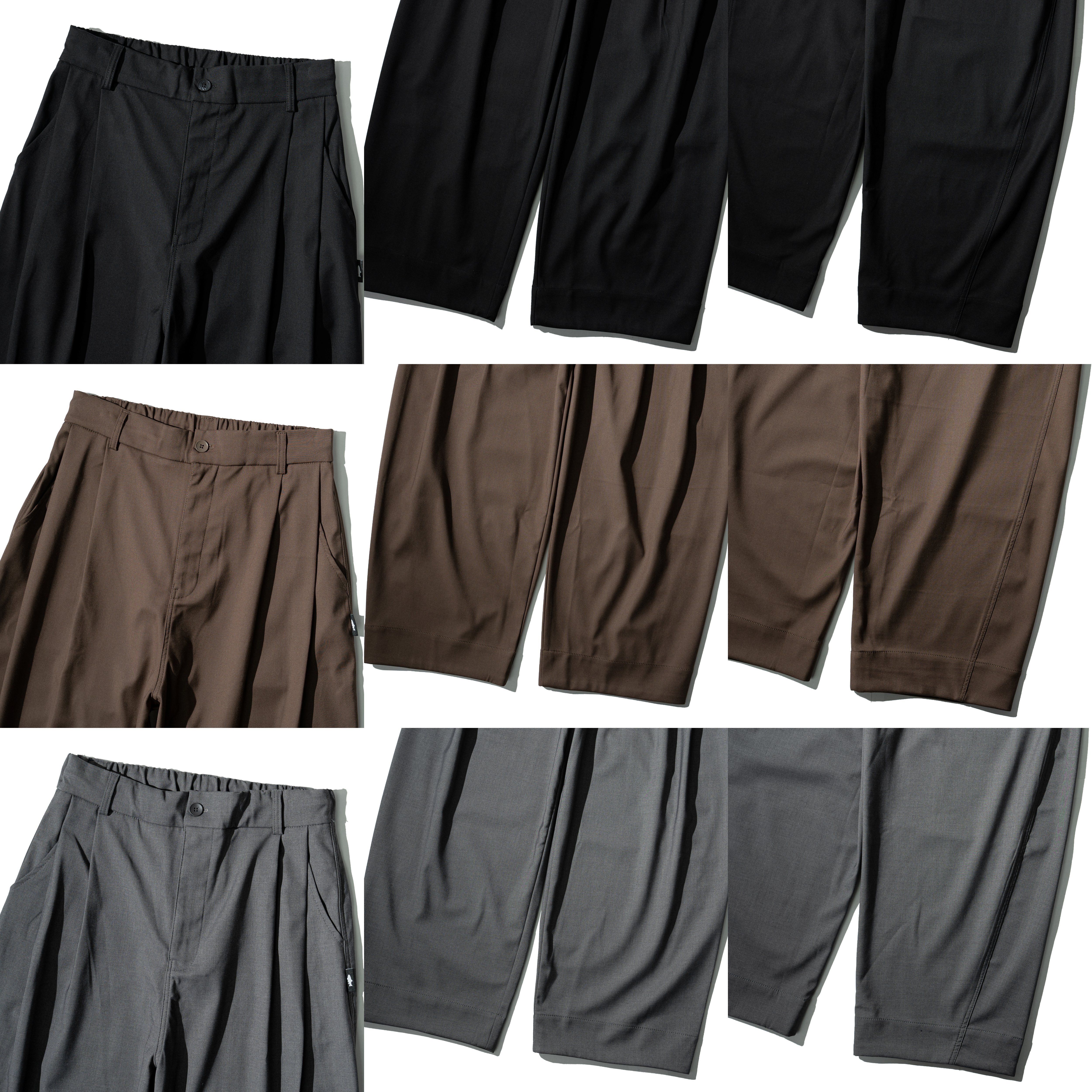 AGILITY Pleated Curved Pants 褶線 彎刀 西裝長褲 [AC18]