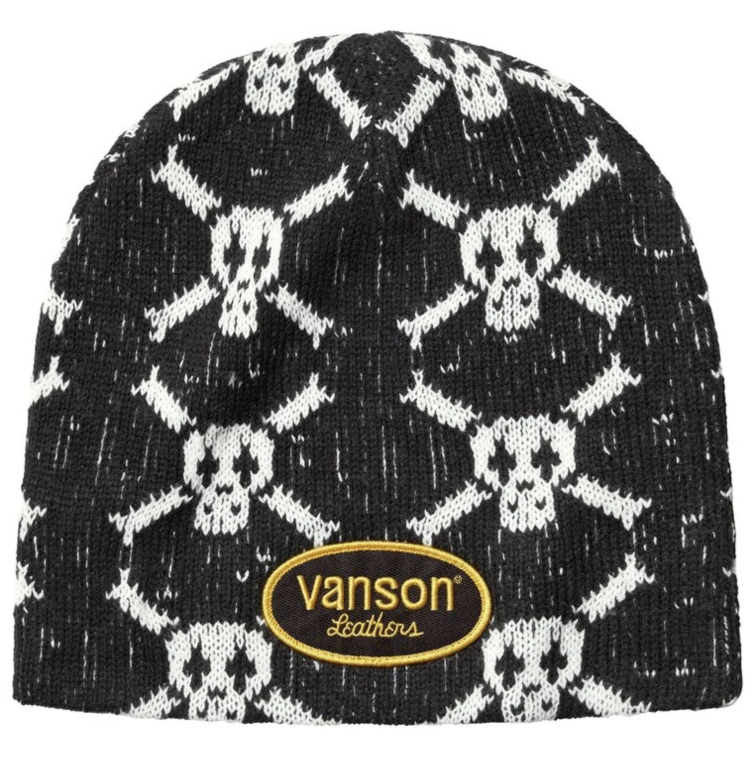 -(B03)-SUPREME VANSON LEATHERS SKULL BEANIE 聯名款 滿版骷髏 毛帽 黑色/粉色/棕色-FW26BN15
