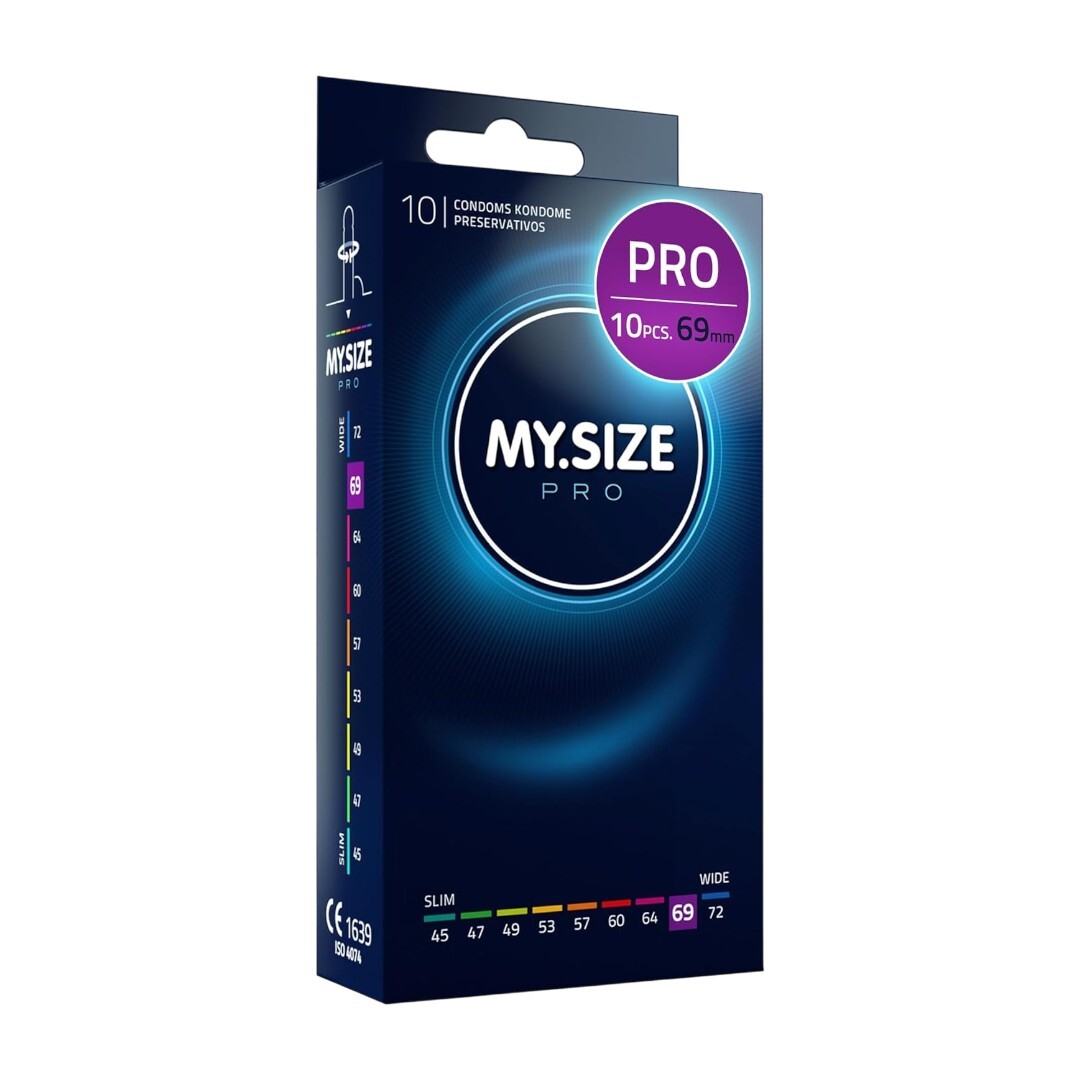 My Size Pro 69mm 超大碼 10片裝 純素低敏乳膠安全套