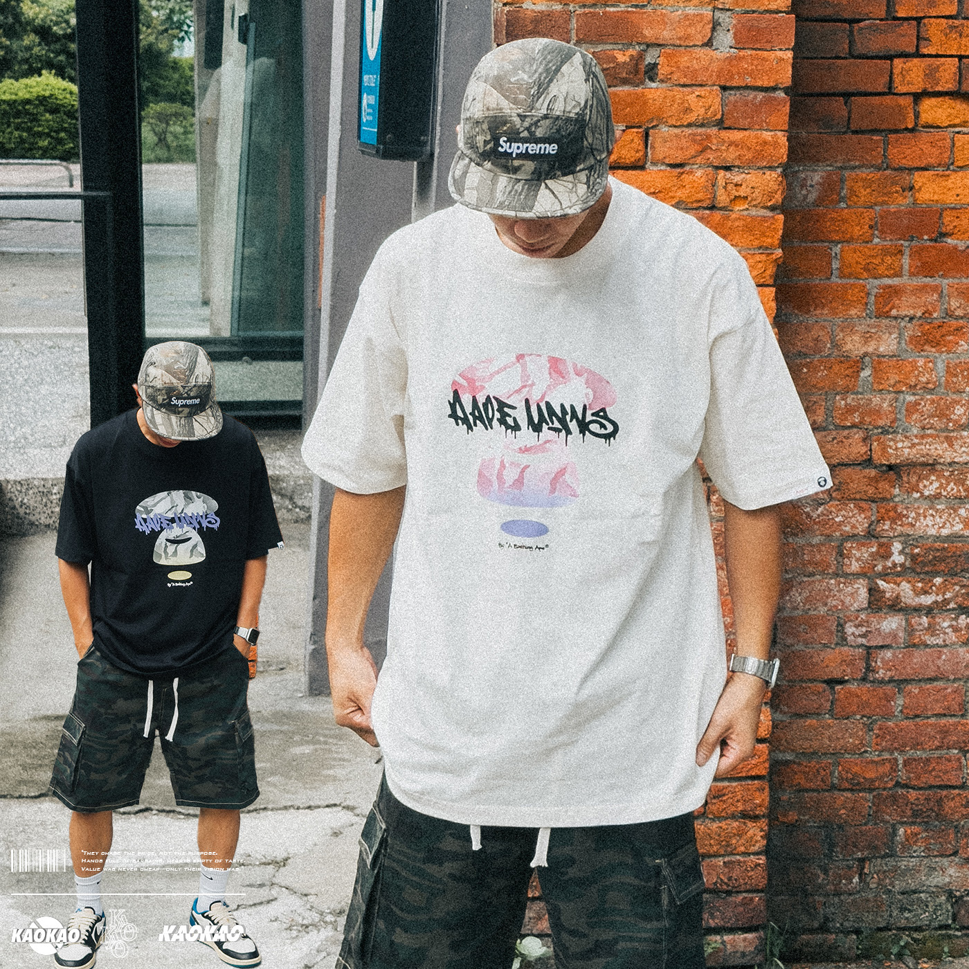 AAPE UNVS 「猿人漸層」 短袖 Tee AAPE10