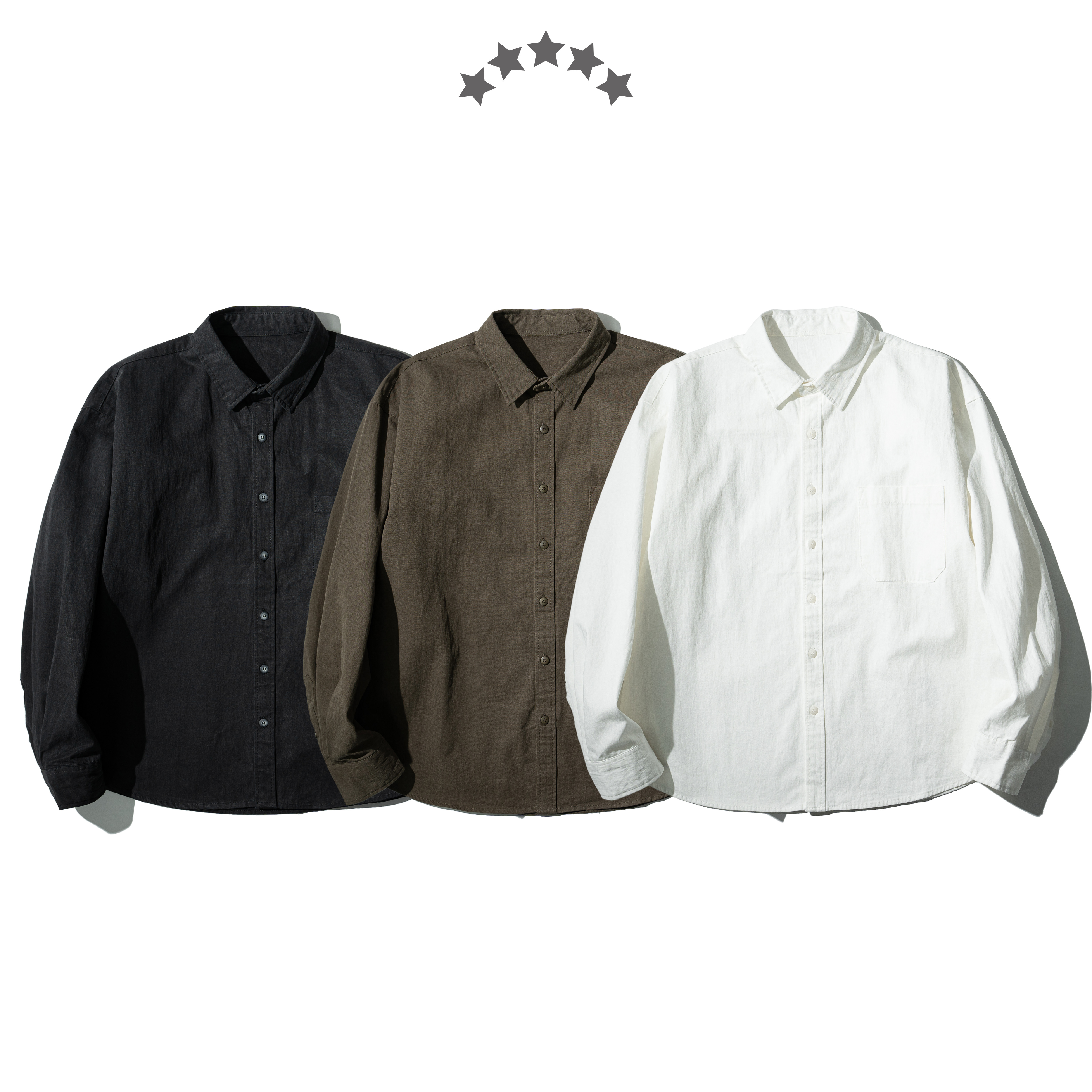 Lyocell Easy LS Shirts 天絲棉 透氣 素面 長袖襯衫 [O-6222]