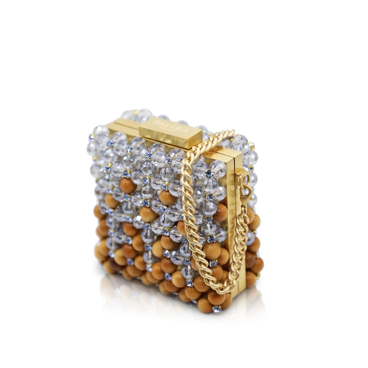 1PO0923-019 [PALERA MILANO] Clutch Mini 木質水晶手袋 #BGCLUM-C1DBWL (EU)
