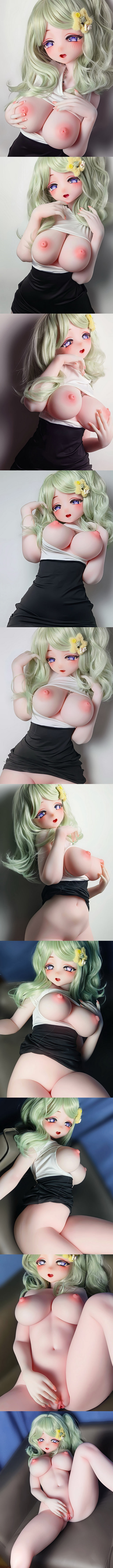 愛莎貝兒娃娃 諏訪部晴香 AHR-151CM-全矽膠 ELSABABE acg cartoon silicone sex doll