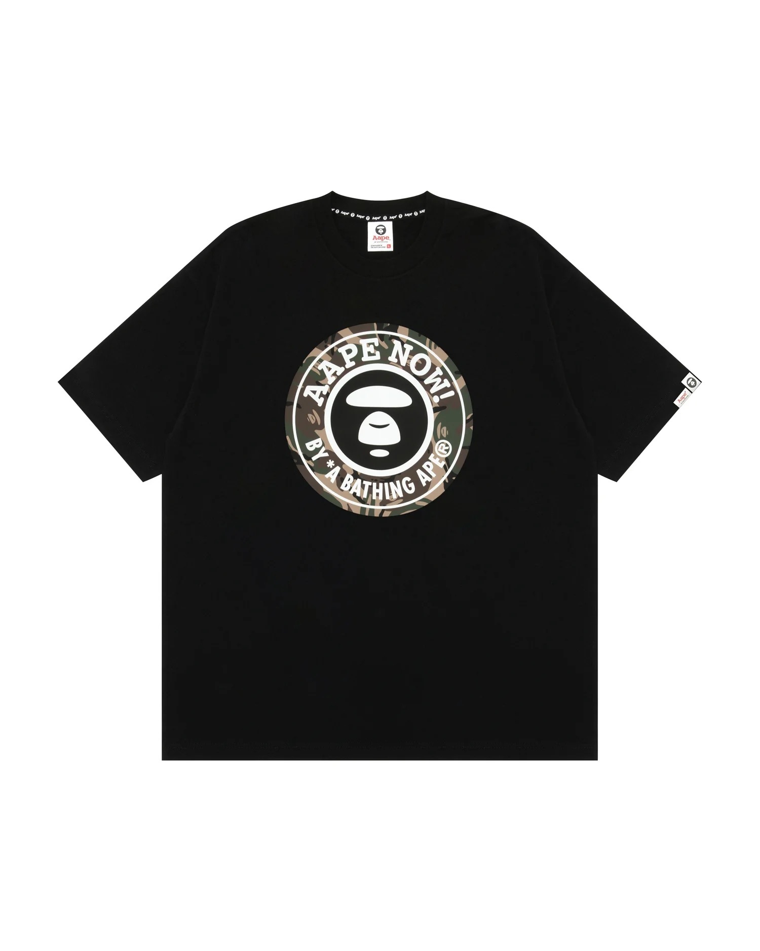 AAPENOW 「迷彩猿章」印花 短Tee AAPE12