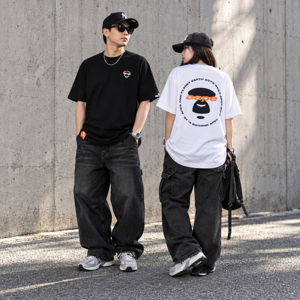 AAPE 「左胸立體小標」短Tee AAPE6