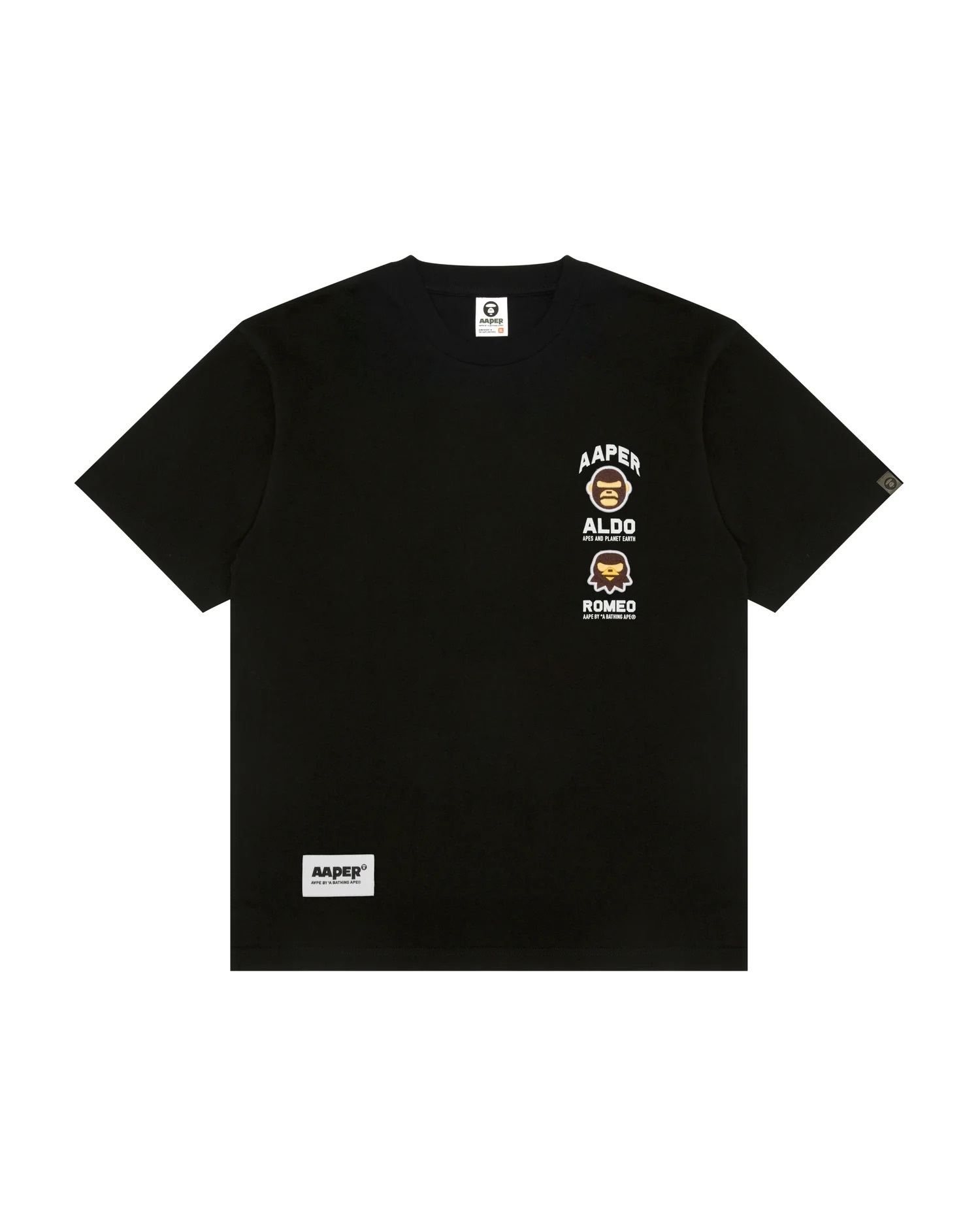 AAPER 「猿人卡通圖案」印花 短Tee  AAPE2