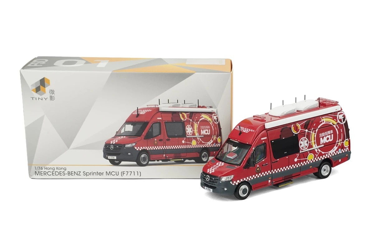 Tiny FSD01 平治Sprinter FL 消防處流動指揮車 (F7711)