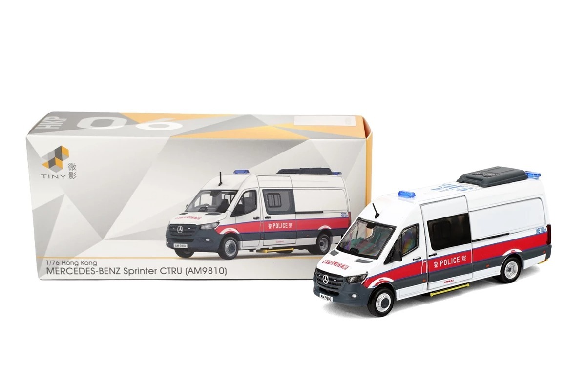 Tiny HKP06 平治Sprinter 警察反恐特勤隊 (AM9810)