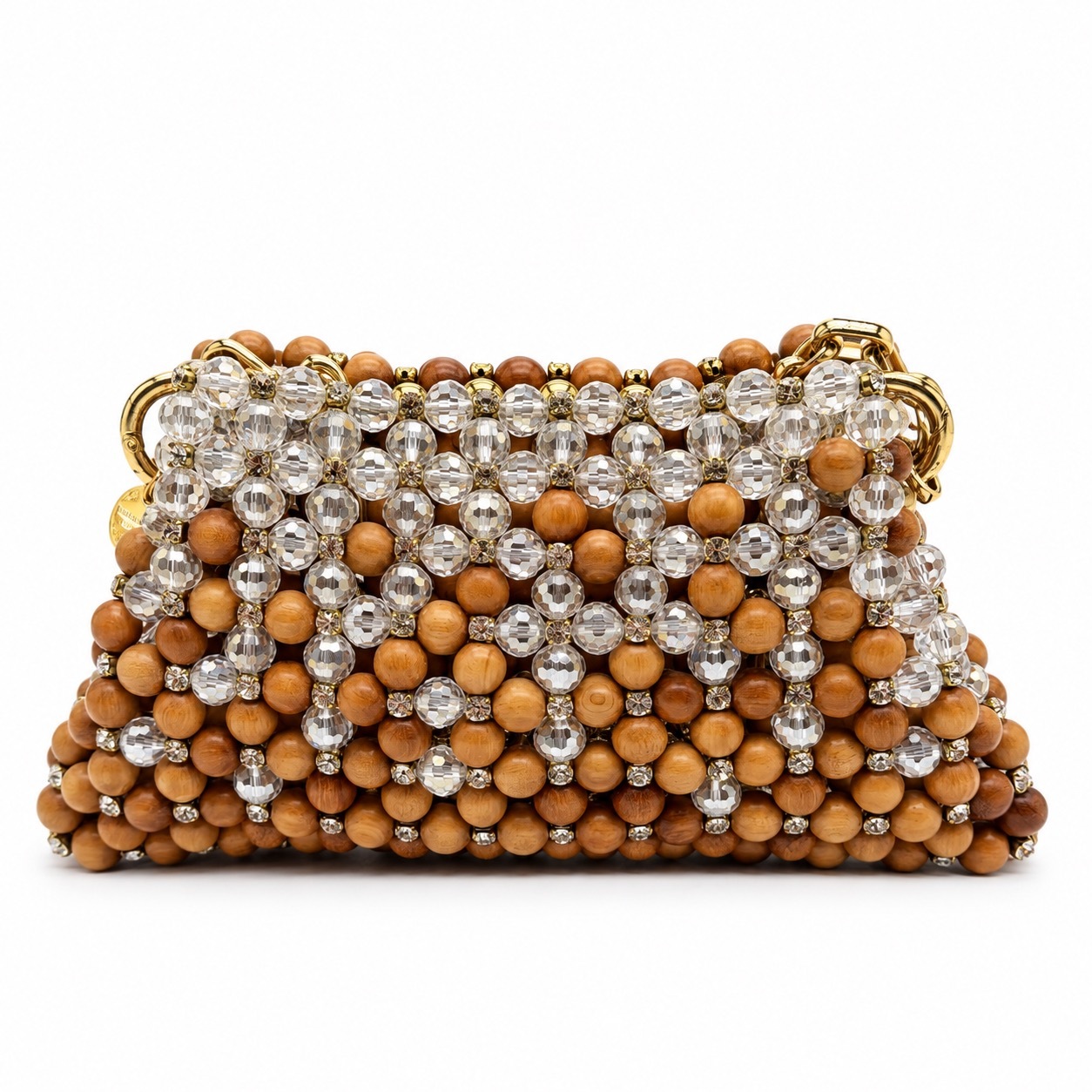 1PO0923-022 [PALERA MILANO] Crystal Pouch 木質水晶手袋 #BGCPOU-C10DIW (EU)