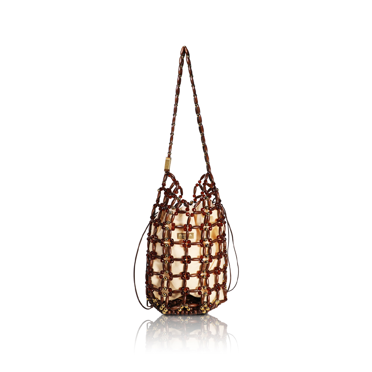 1PO0923-045 [PALERA MILANO] Wood Net Sphere 木質網袋 #BGWNSP-WCB18C (EU)