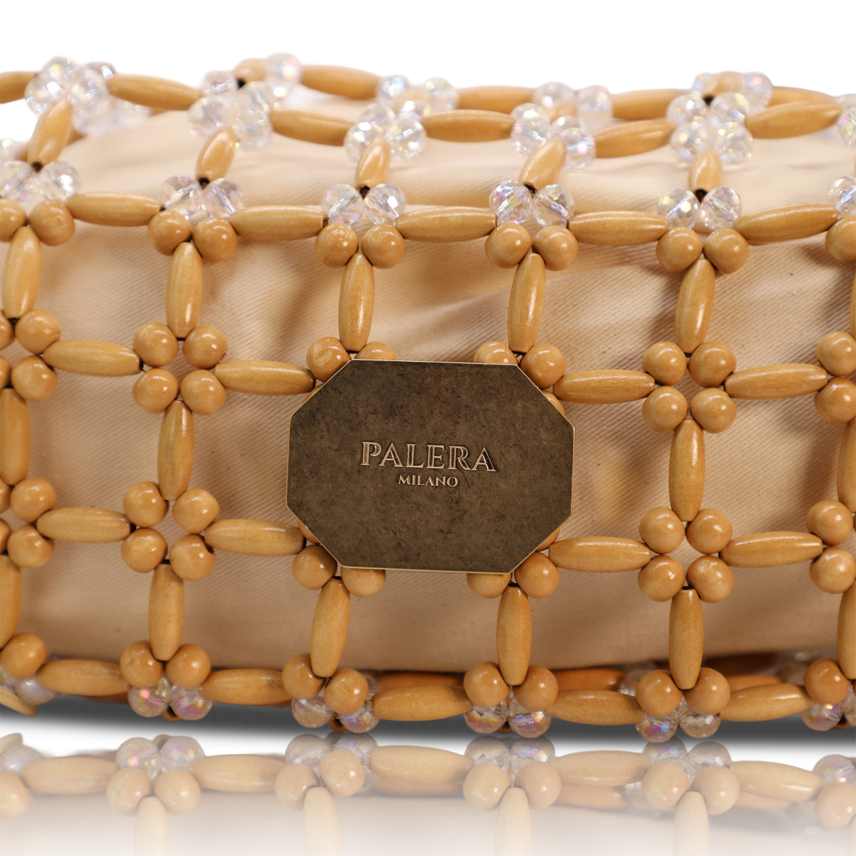 1PO0923-044 [PALERA MILANO] Wood Net Hobo 木質網袋 #BGWNHO-WCB18C (EU)