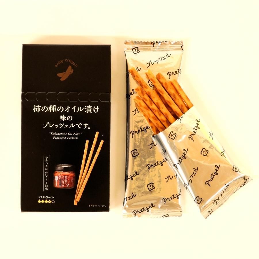 【數量限定】JP 柿之種 蒜香辣油漬百力滋 0204 0303  TK260923