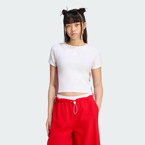 Adidas 愛迪達 Dce Jaqd Tee KZ4205 女 T恤 運動上衣 休閒短袖 白