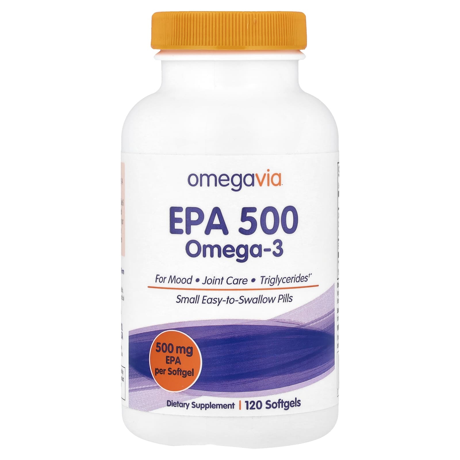 美國 OmegaVia【正品  】PA 500 Omega-3 高濃度 EPA 魚油  500 mg EPA｜120粒軟膠囊｜rTG型魚油｜IFOS 5-Star