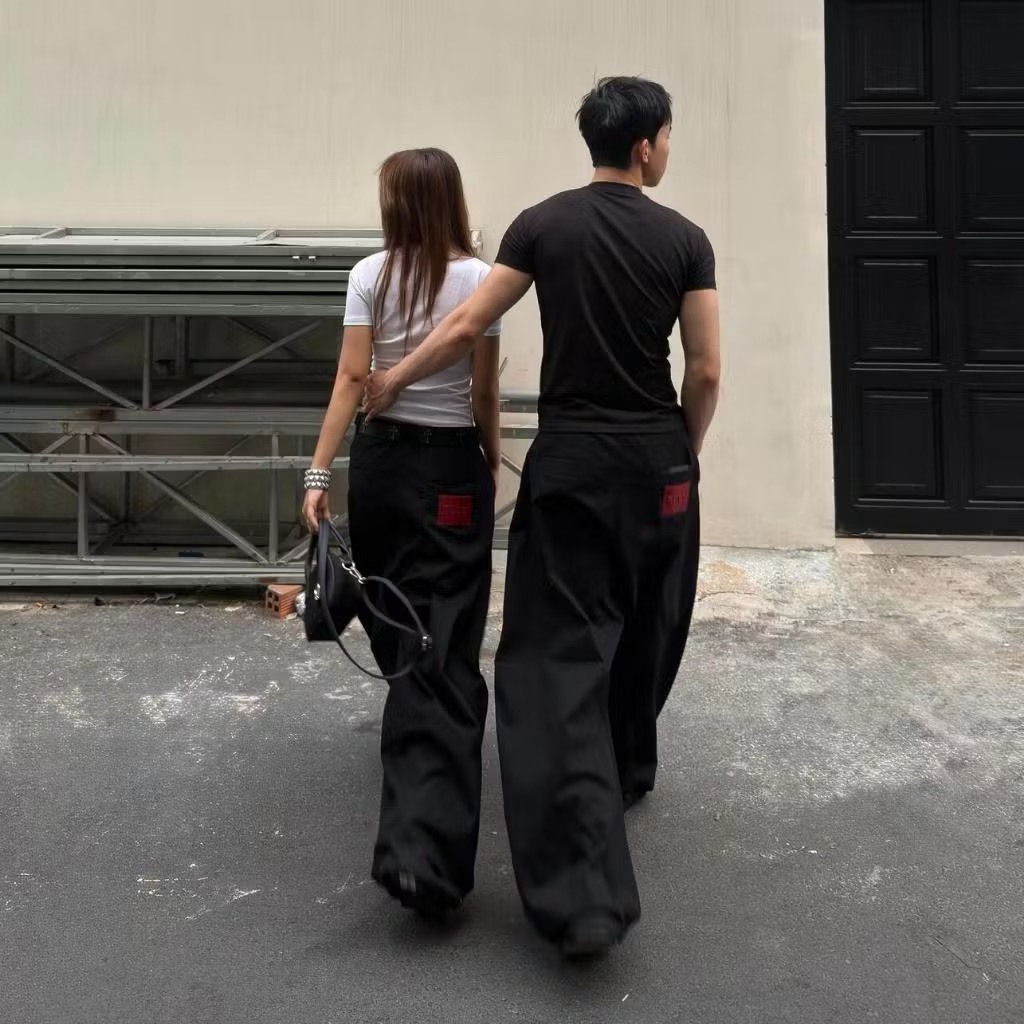 （現貨）越南品牌 FABRICLISM FBLS HUGE PANTS 寬鬆 彎刀褲 長褲 FBLS12