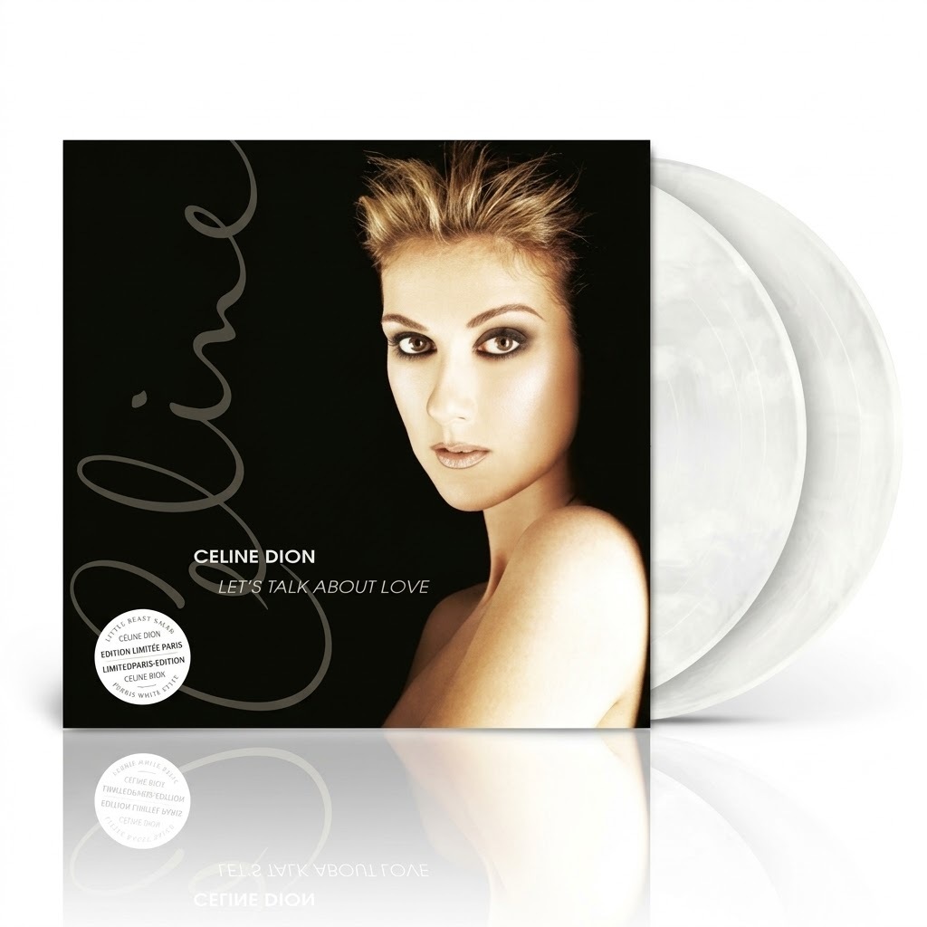 Celine Dion - Let's Talk About Love 2LP Pearly White Vinyl