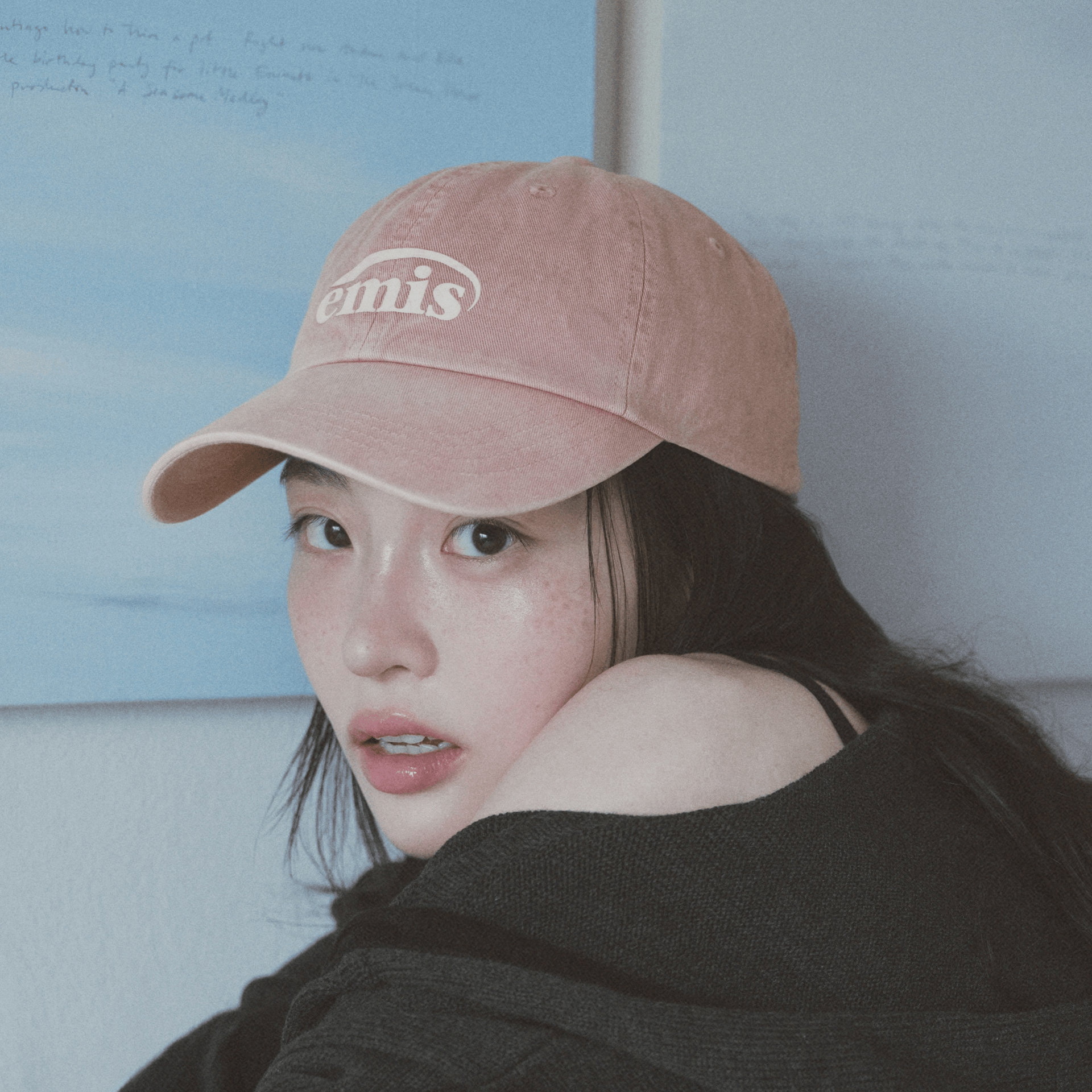 EMIS｜LOGO PRINT PIGMENT DYEING BALL CAP [3 colors]