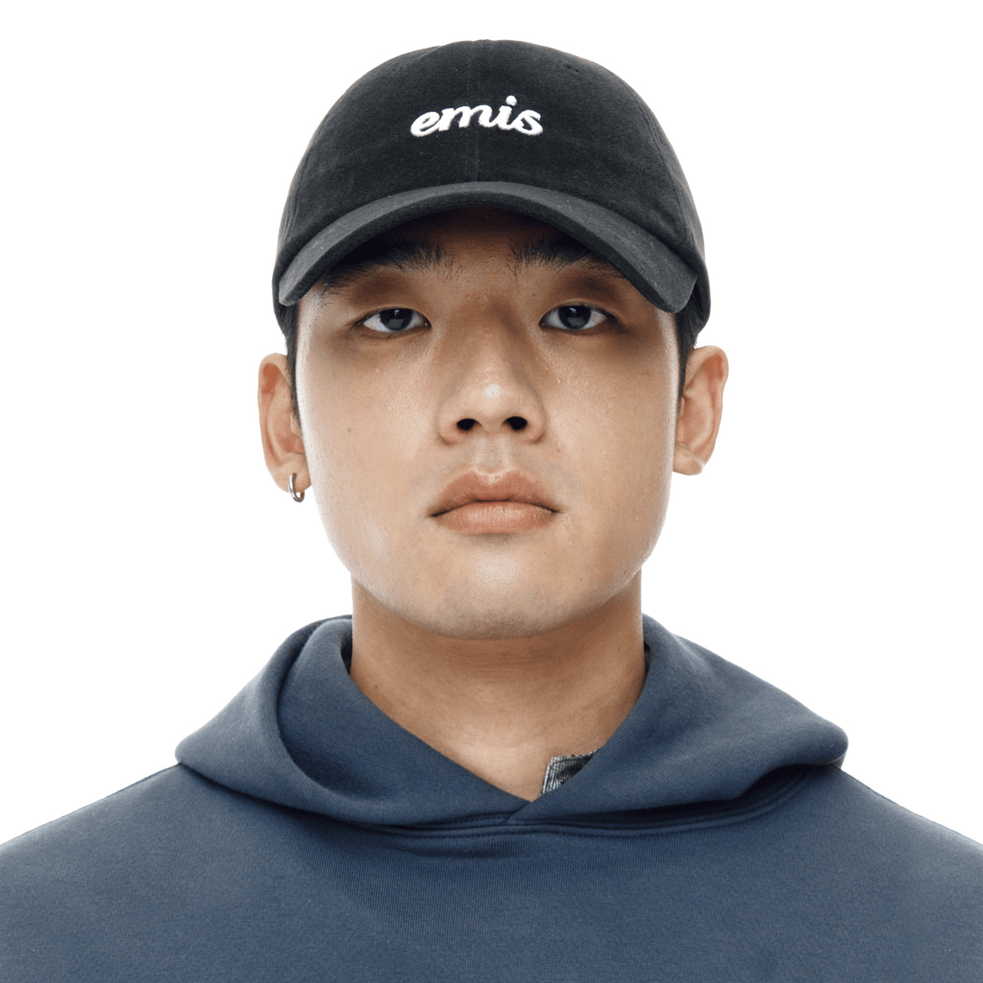 EMIS｜SMALL LOGO VELVET BALL CAP [3 colors]