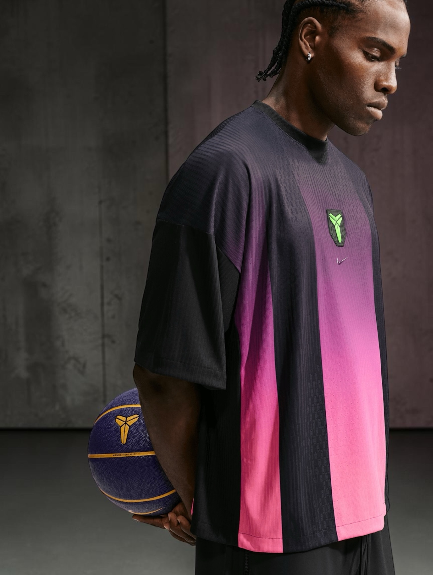 （特價代購，不退換）男款 NIKE KOBE 8 MAMBACURIAL DRI-FIT TEE 黑曼巴 黑紫色 刺客 透氣 短T 球衣【IM9547-010】