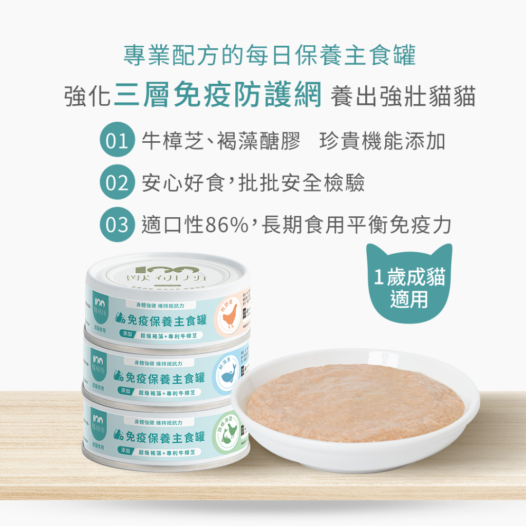 獸研所｜貓咪保養主食罐 80g