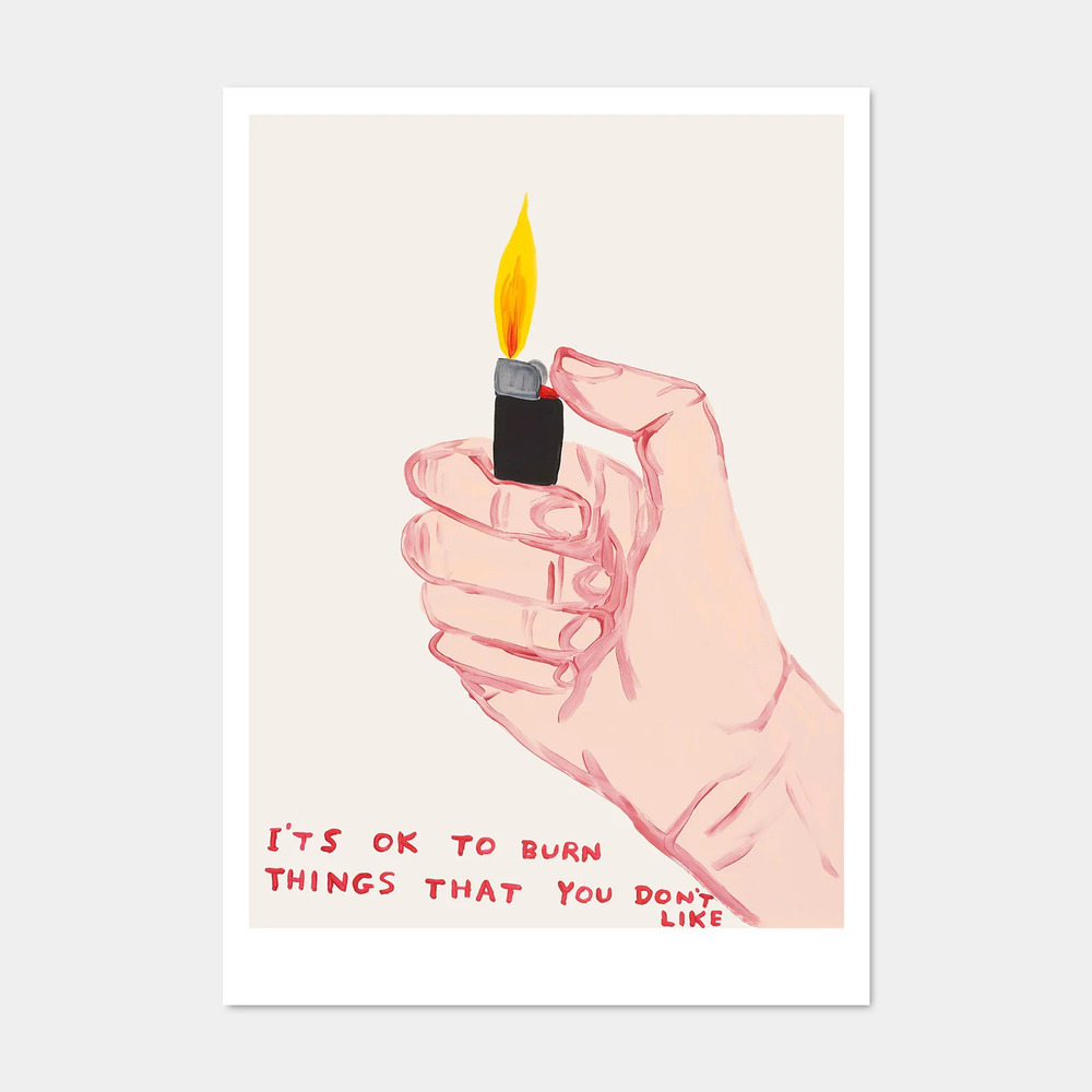 (預購12/30)It’s Ok To Burn Things That You Don’t Like 藝術明信片