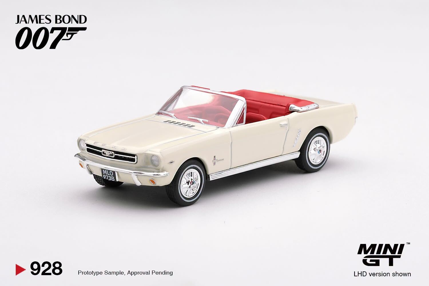 [預訂] Mini GT #928 福特Ford Mustang Convertible 1964 《鐵金剛大戰金手指》英國吊卡包裝