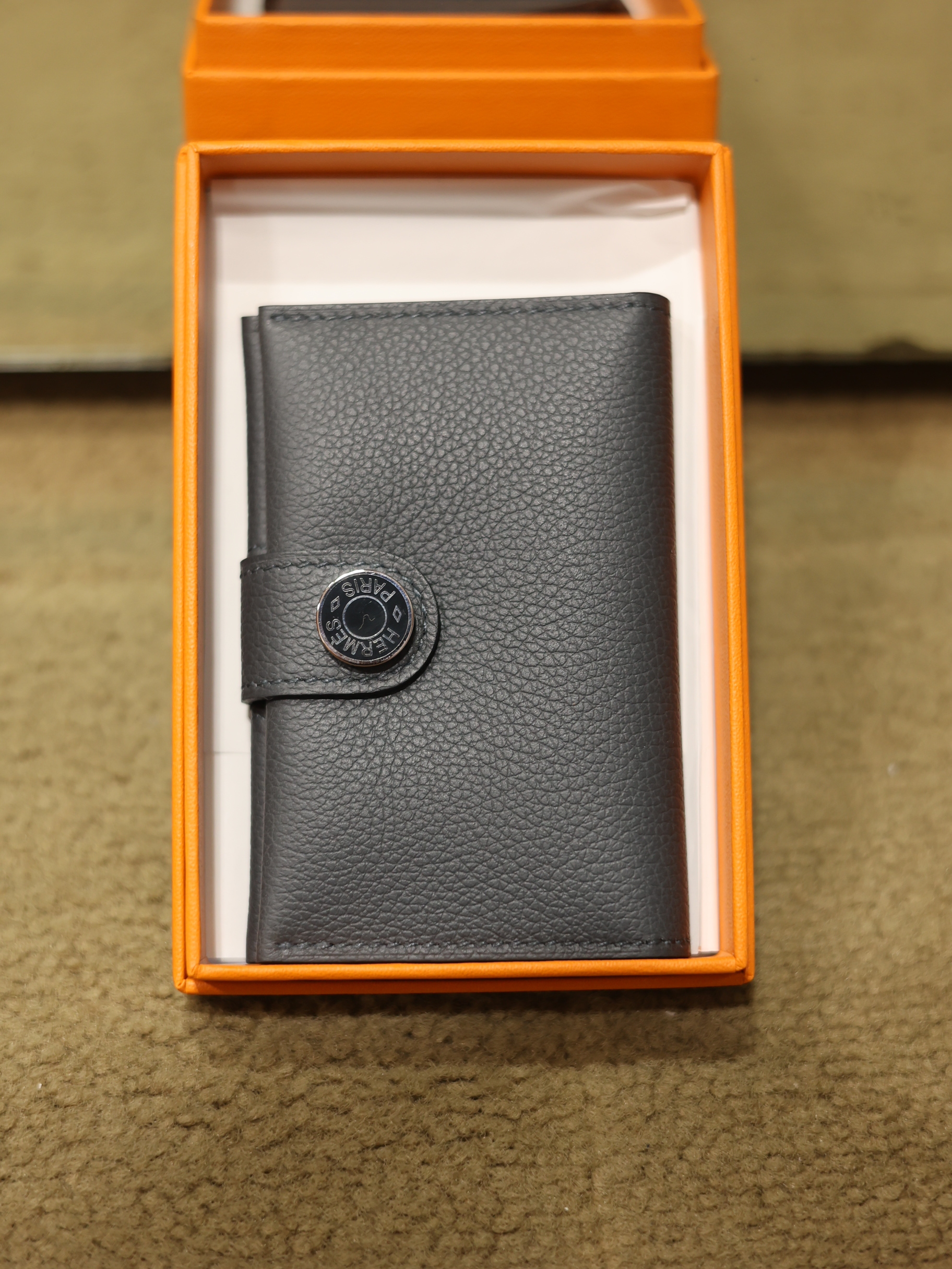 R.M.S cardholder AQ Gris misty evercolor/AQ Gris misty 法郎扣
