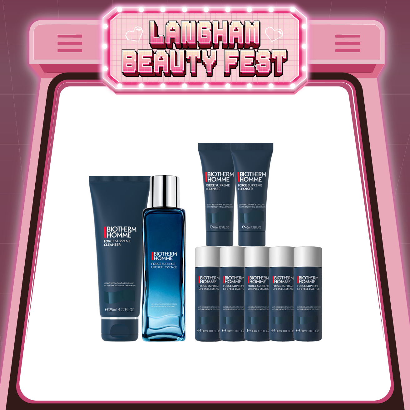 BIOTHERM 藍鑽潔面+精華水套裝