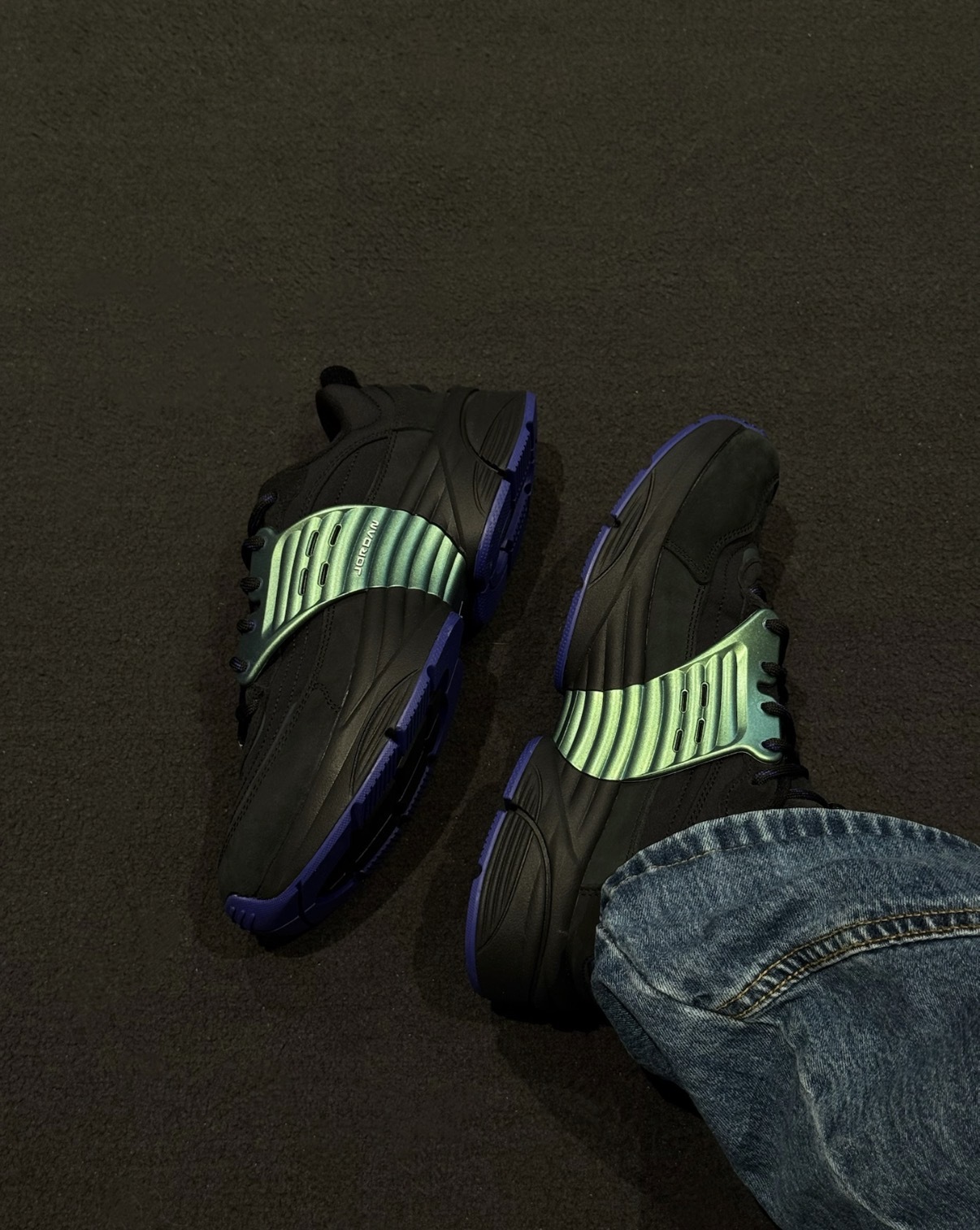 男鞋 NIKE JORDAN TRUNNER O/S 黑綠紫 復古 回彈 支撐 運動鞋【IQ5486-001】