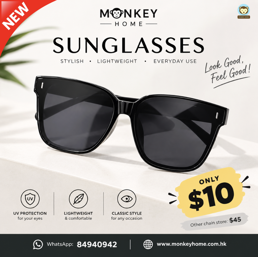 MH Black Fashion Sunglasses