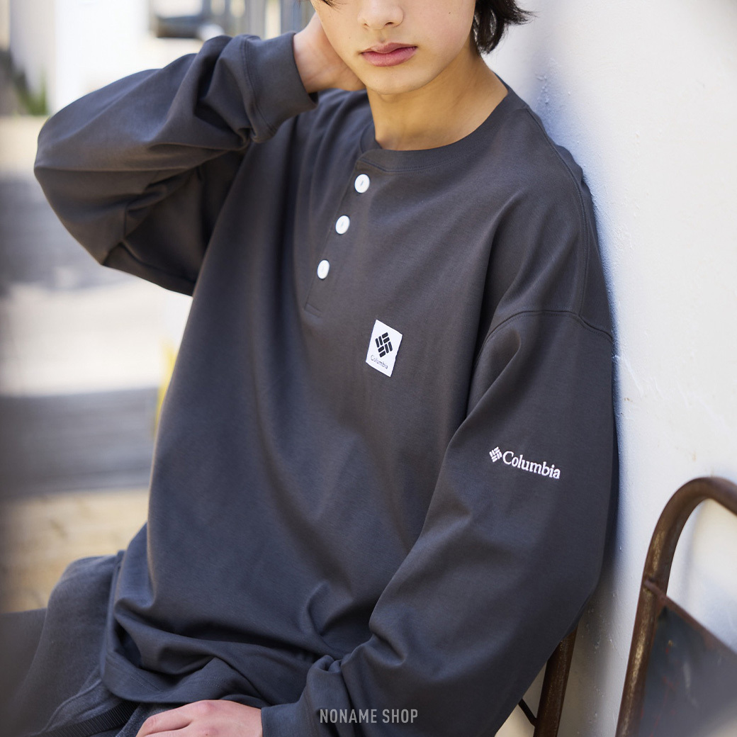 COLUMBIA X FREAK'S STORE Imperial Park 亨利領 長袖 五色 (男款)