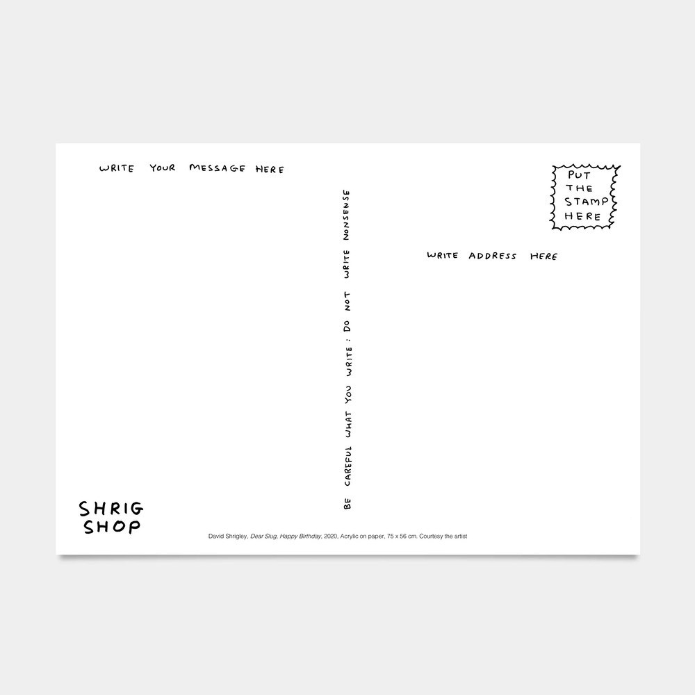 (預購12/30)Dear Slug, Happy Birthday 藝術明信片