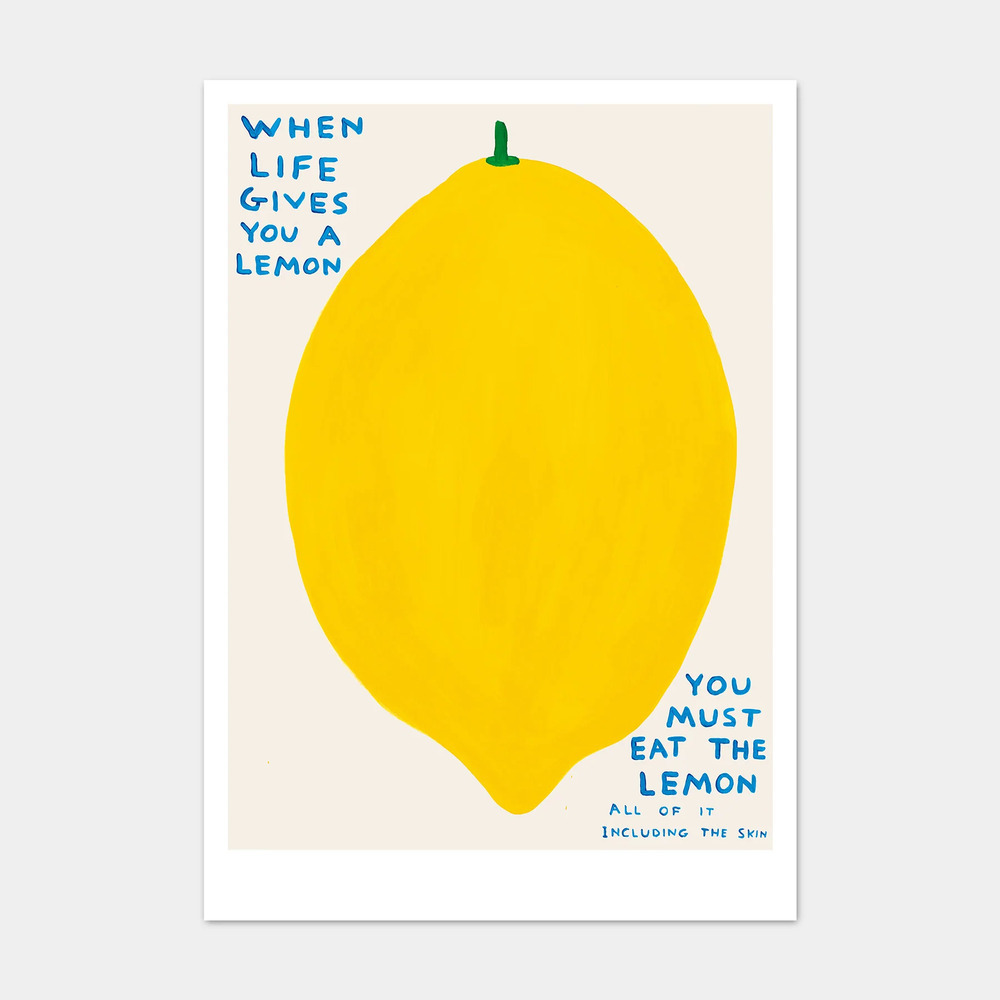 (預購12/30)When Life Gives You A Lemon 藝術明信片