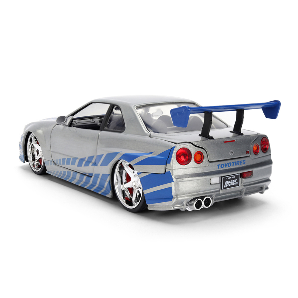 玩命關頭 1:24 合金車25周年紀念版-Brian's Nissan Skyline GT-R