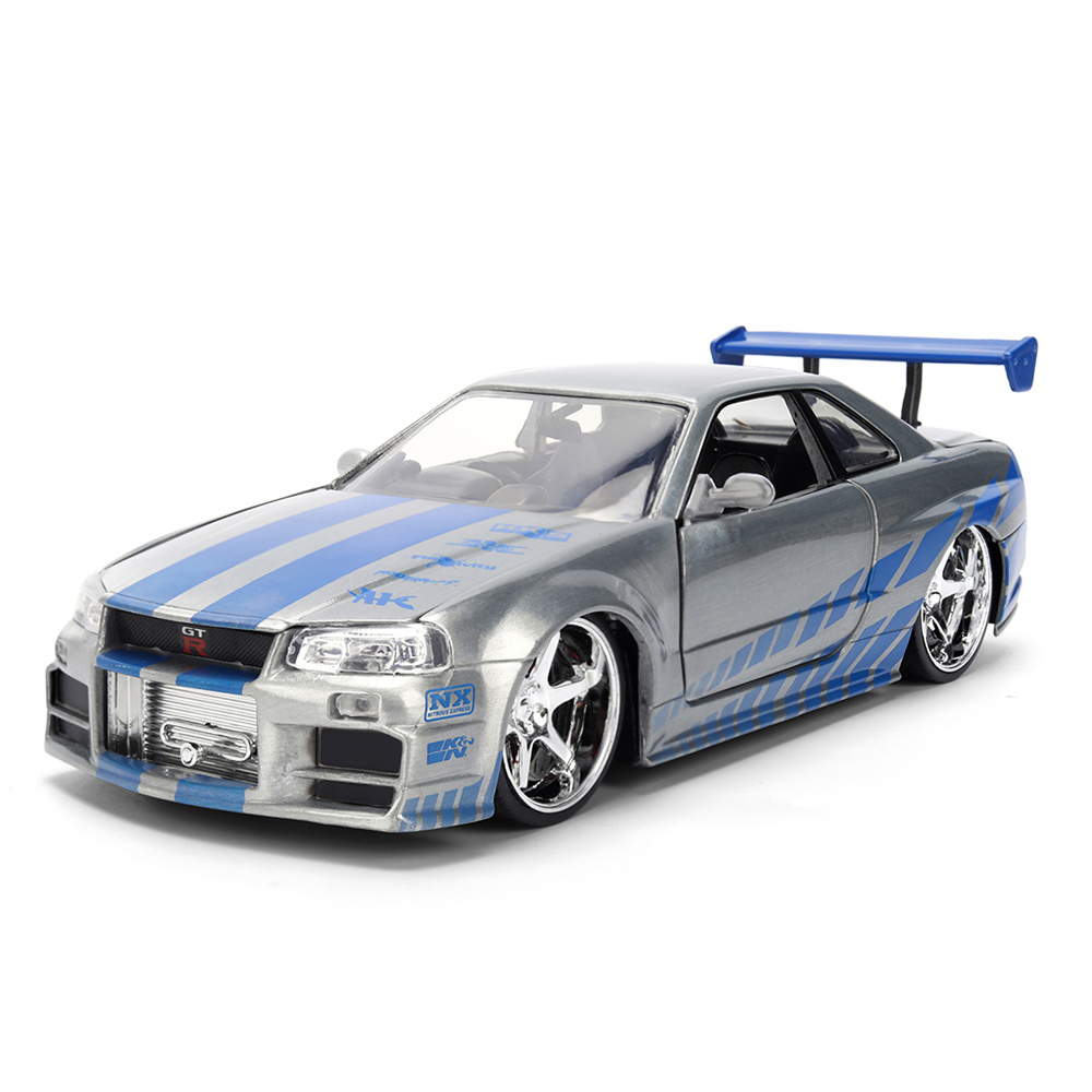 玩命關頭 1:24 合金車25周年紀念版-Brian's Nissan Skyline GT-R