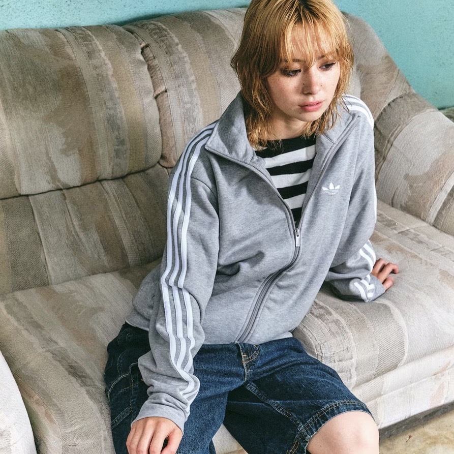 ADIDAS ORIGINALS SWEAT FIREBIRD TRACKTOP 灰色 休閒 外套 愛迪達 限定販售 LD0105