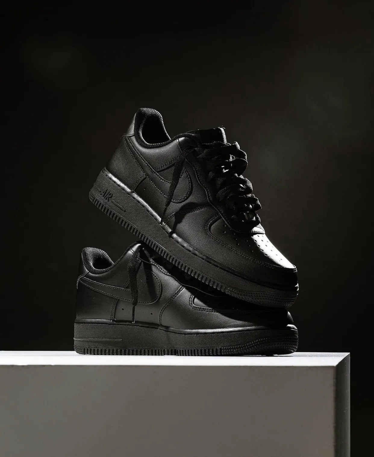 NIKE AIR FORCE 1 07 TRIPLE BLACK 經典全黑 男鞋 低筒 休閒鞋 CW2288-001