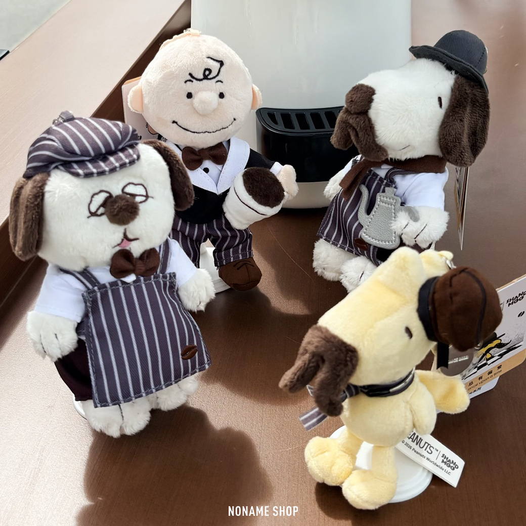 SNOOPY PEANUTS 花生漫畫 咖啡時間 史奴比 歐拉夫 毛絨 吊飾 娃娃 四款