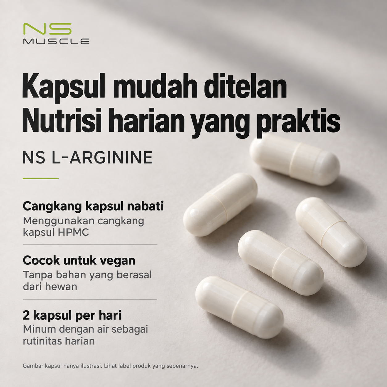 NS MUSCLE id vegan capsule information