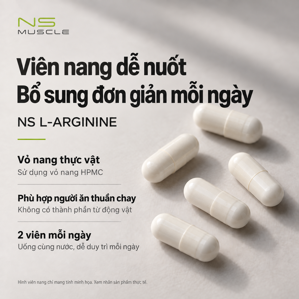NS MUSCLE vi vegan capsule information