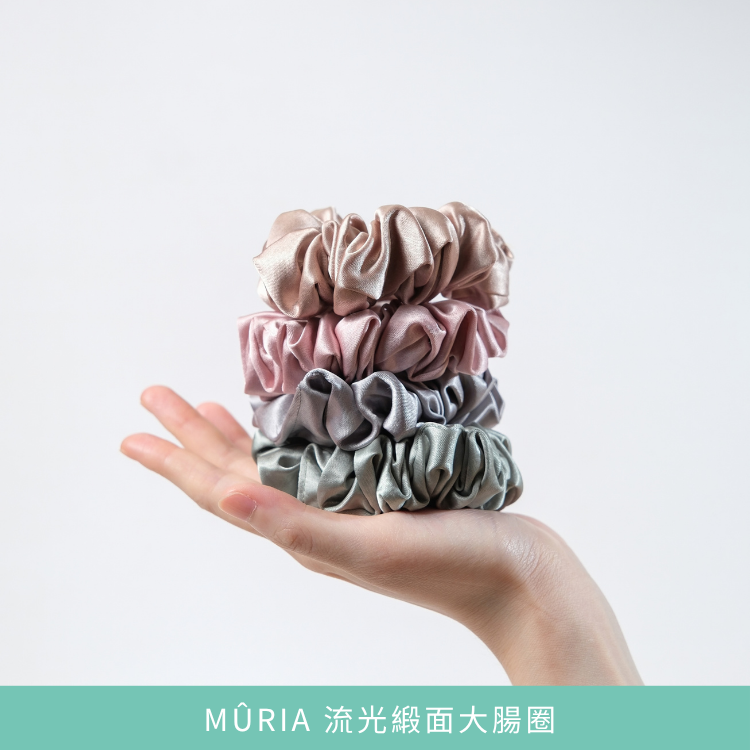 MÛRIA 流光緞面大腸圈