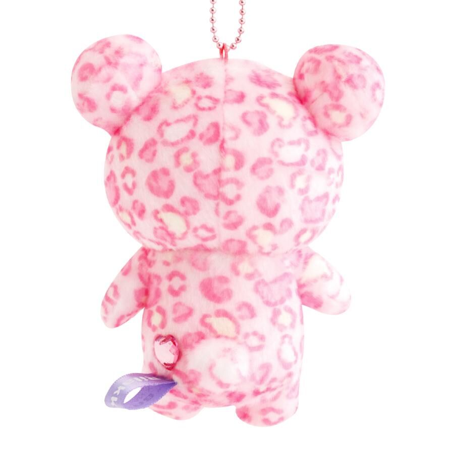 Rilakkuma  Korilakkuma 18th Anniversary Leopard Plush Keychain