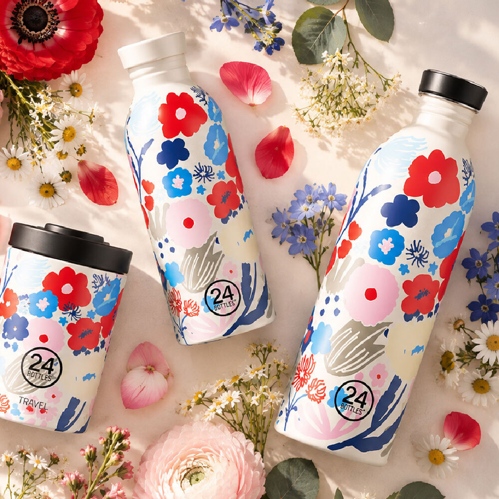 義大利 24Bottles 輕量冷水瓶 1000ml / 絢麗系列