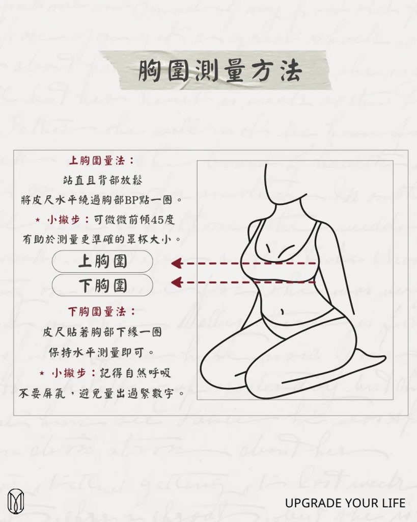 美杜莎胸圍測量方式