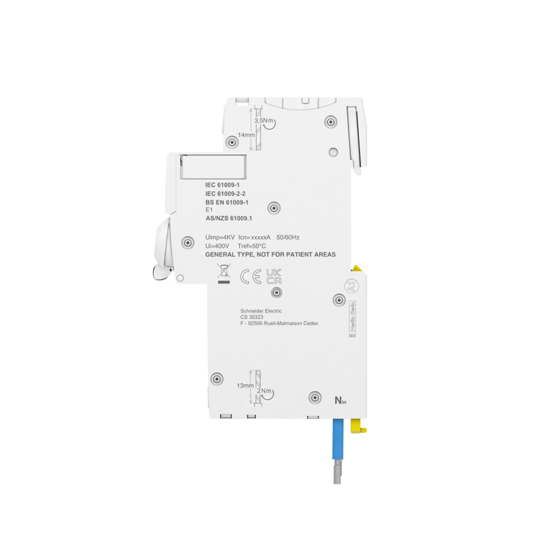 施耐德 iC60N 單極C型水氣菲(老鼠尾)(6KA)(RCBO)
