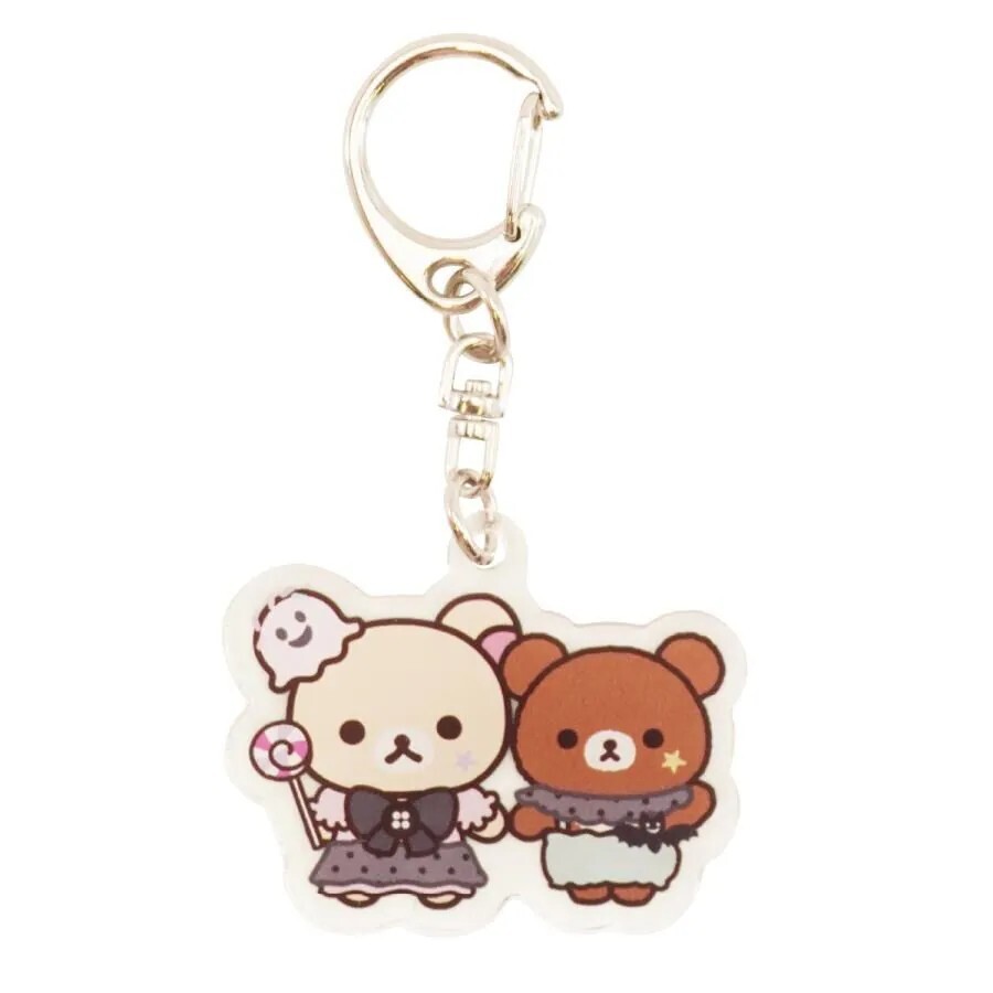 Rilakkuma Halloween 2026 Kiiroitori & Chairoikoguma Acrylic Keychain